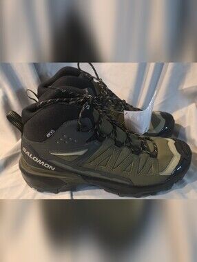 Salomon X Ultra 360 Mid CSWP Hiking Boots Olive Night Men Size 12 NWOB